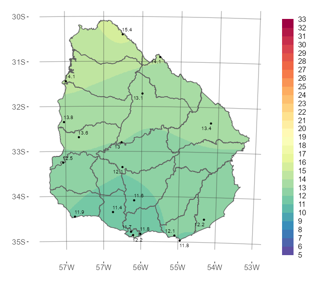 Temperatura Media Agosto 2021