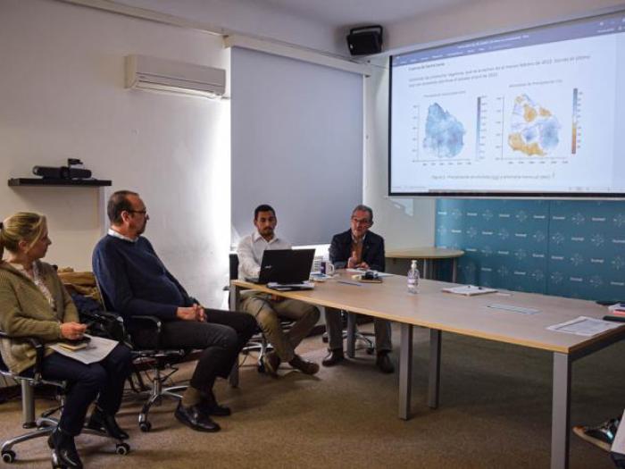 Autoridades de INUMET y OSE